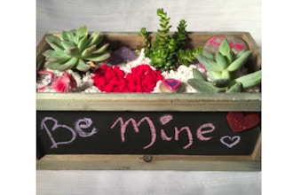 Plant Nite: Valentine's Theme Chalkboard Planter